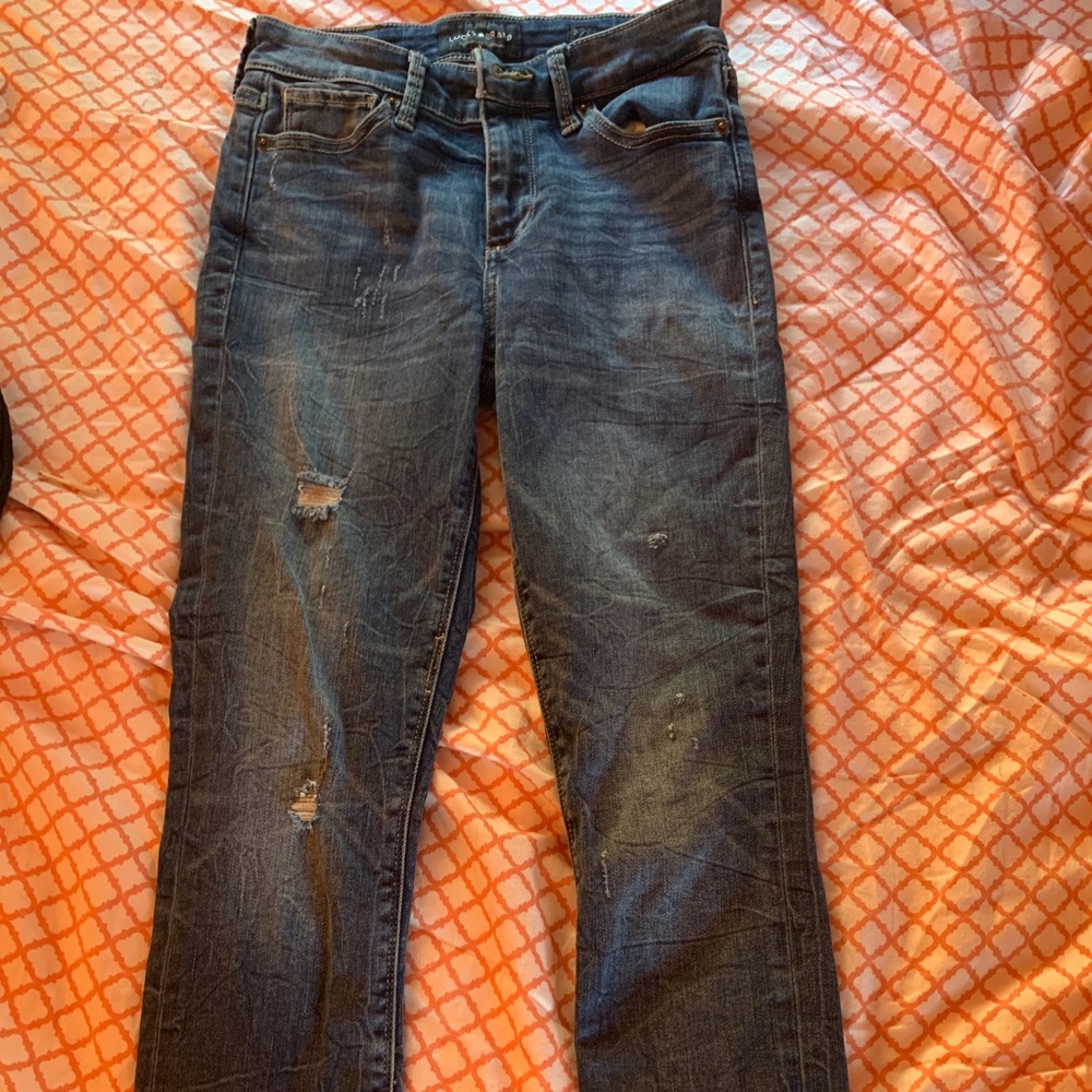 LUCKY BRAND Ava crop jeans!!!
